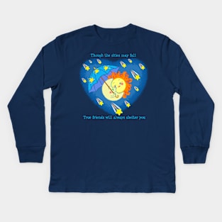 Meteor Shower 3 Kids Long Sleeve T-Shirt